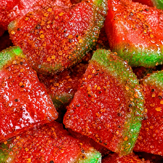 Sour Watermelons with Chamoy Boy Sauce