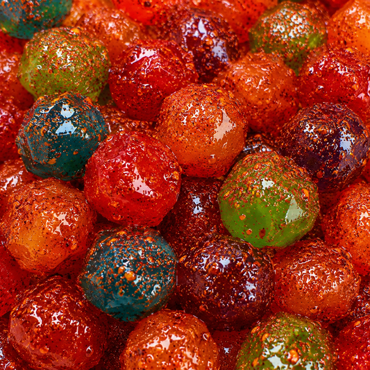 Gushies with Chamoy Boy Sauce