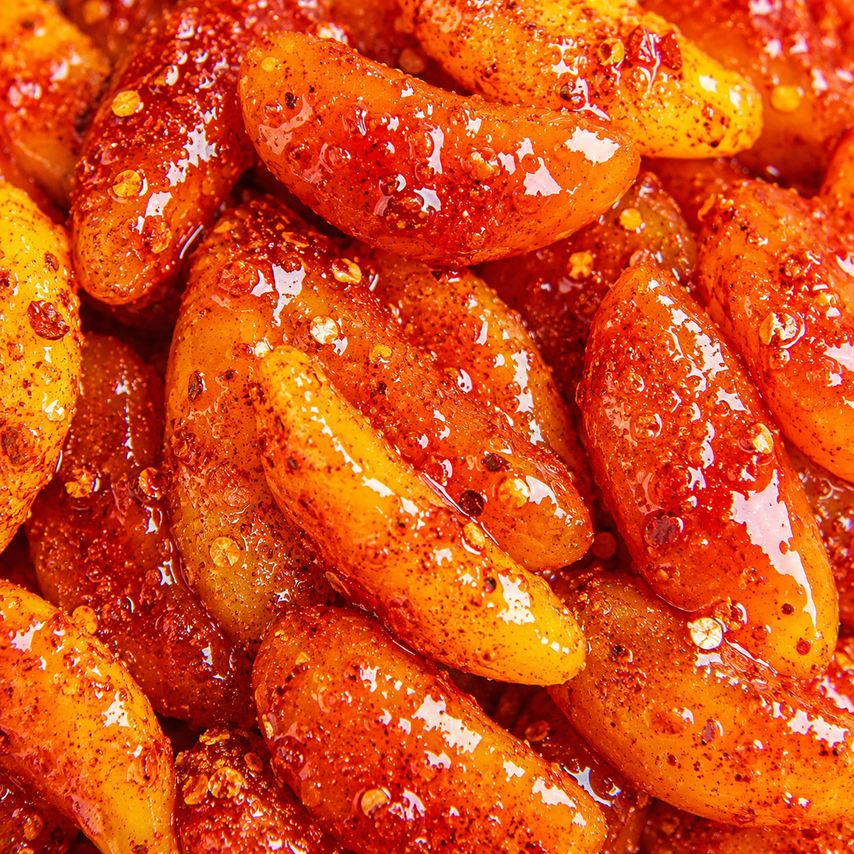 Spicy Mangos with Chamoy Boy Sauce